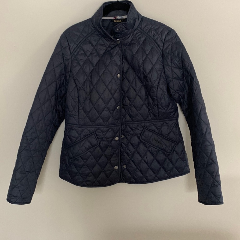 Barbour Women’s Navy Lightweight Quilted Jacket, Never Worn